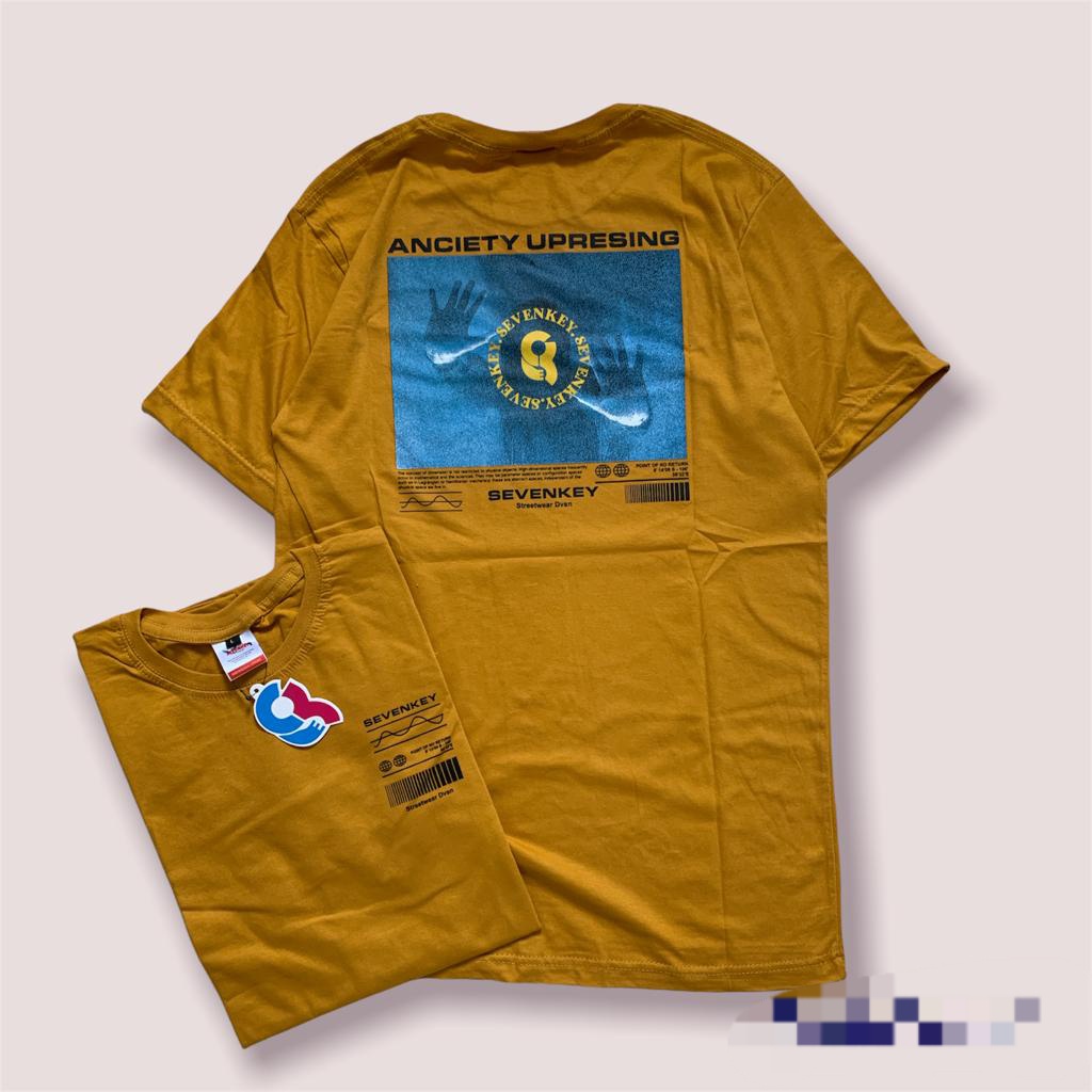 T-SHIRT DISTRo NEXT TIME UPRESING YELLOW LENGAN PENDEK ORIGINAL