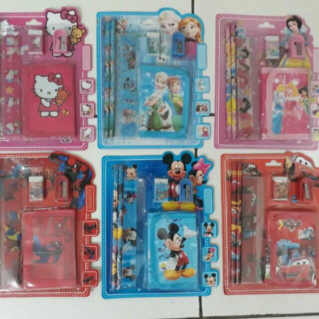 

Stationery Set Anak 6 in 1 Paket Alat Tulis Anak