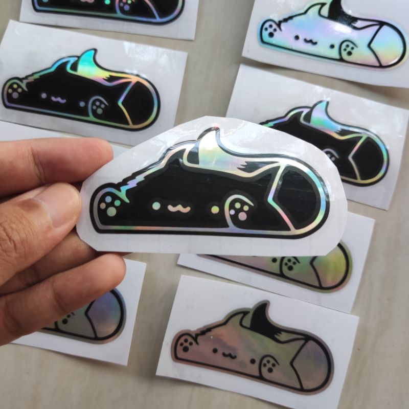 Sticker stiker cutting Bongo Fox Transparant