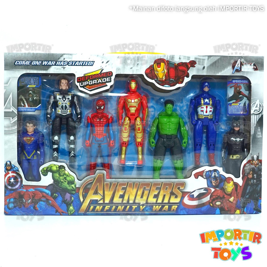 Set Figure AVENGERS Infinity War Mainan Figur Toys Kid Mainan Anak