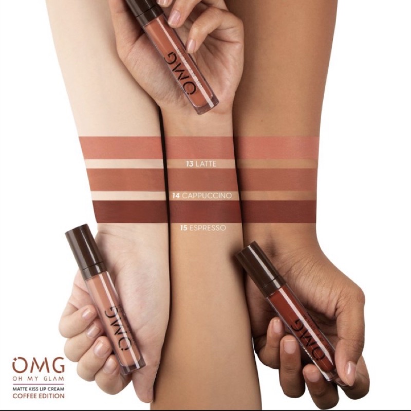 OMG Matte Kiss Lip Cream Coffee Edition