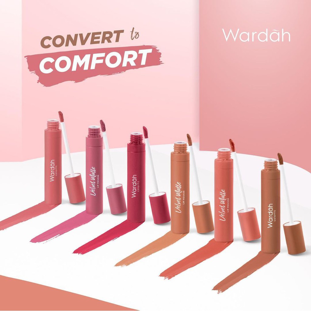 Wardah Colorfit Velvet Matte Lip Mousse New Varian