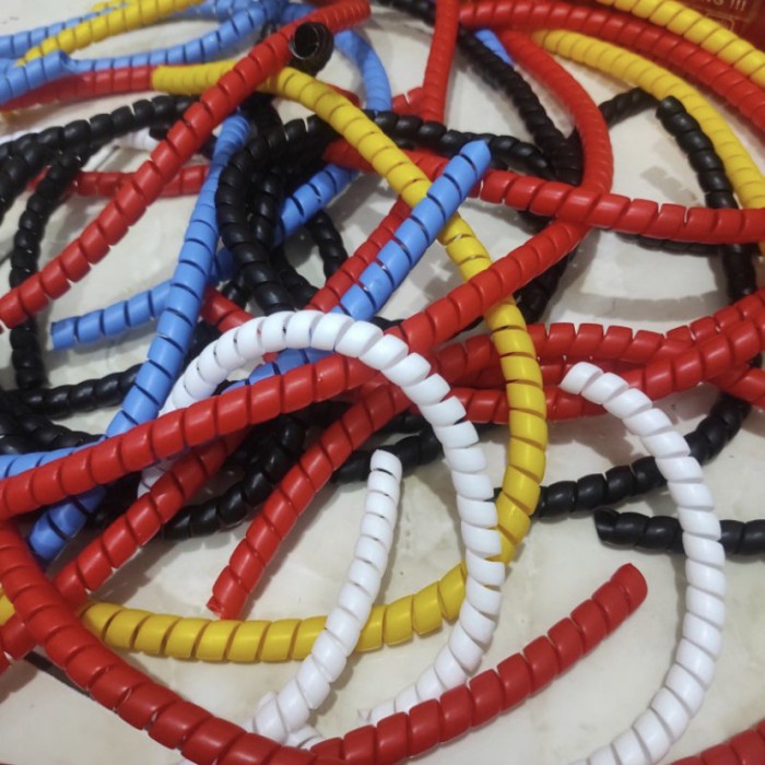 Spiral 25 cm pembungkus merapikan Kabel Rem Sepeda