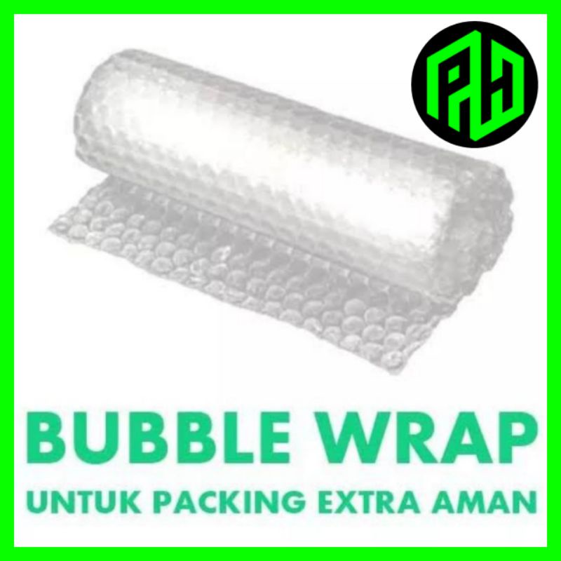 EXSTRA BUBBLE WRAP PAKING TAMBAHAN BIAR PAKET TIDAK CACAT PRODUK