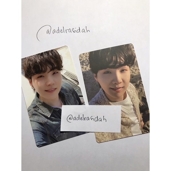 PHOTOCARD OFFICIAL BTS BUTTER YOONGI/SUGA