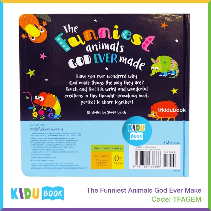 Buku Cerita Bayi dan Anak The Funniest Animals God Ever Make Kidu Baby