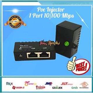 POE Injector POE Splitter Power Over Ethernet - Poe 1 Port 10/100 Mbps