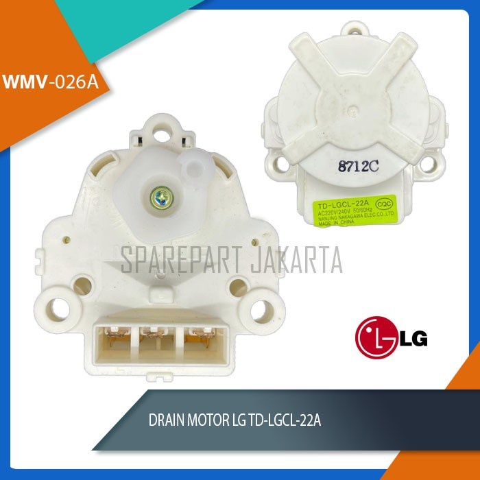 Drain motor LG TD-LGCL-22A NAKAGAWA WMV-026A ..