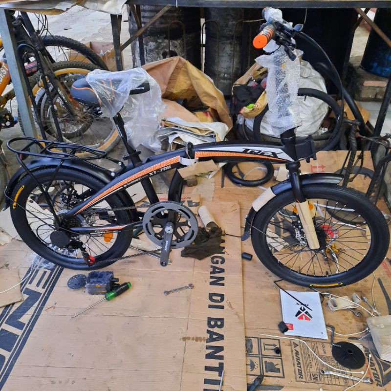 SEPEDA LIPAT TREX 20 INCH XT 7DB