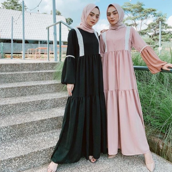 DRESS MAXI WANITA / HAYLA DRESS / DRESS MAXI KONDANGAN-1
