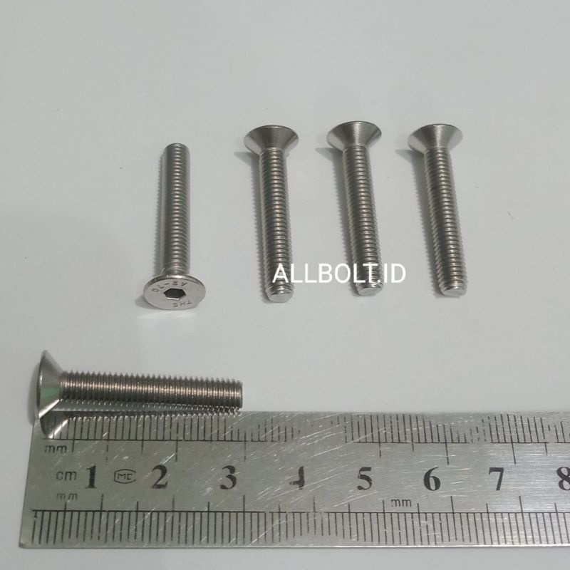 Baut JF L stainless baut 10/6mm x 30mm (4biji)