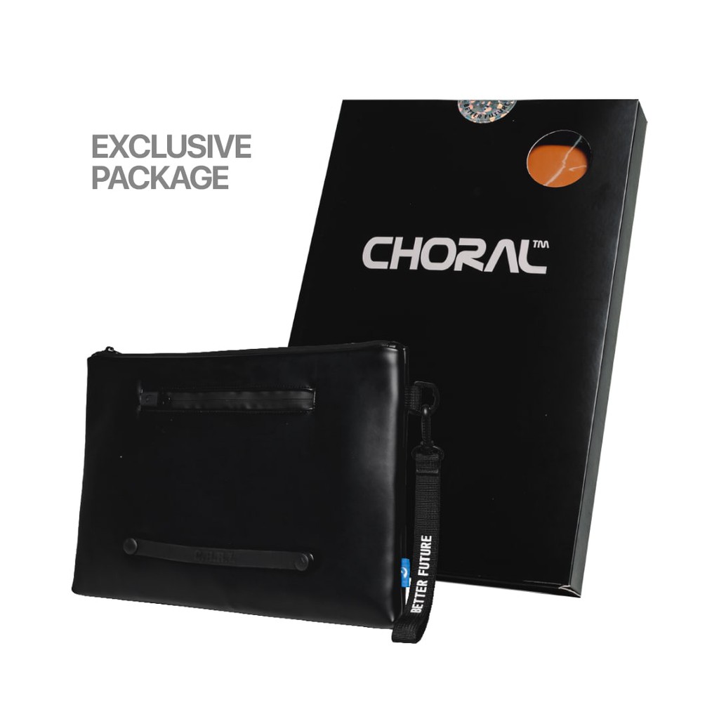 CHORAL ARATA | Clutch bag Pria Kulit Waterproof Hand Bag Pouch Bag Anti Air Pria