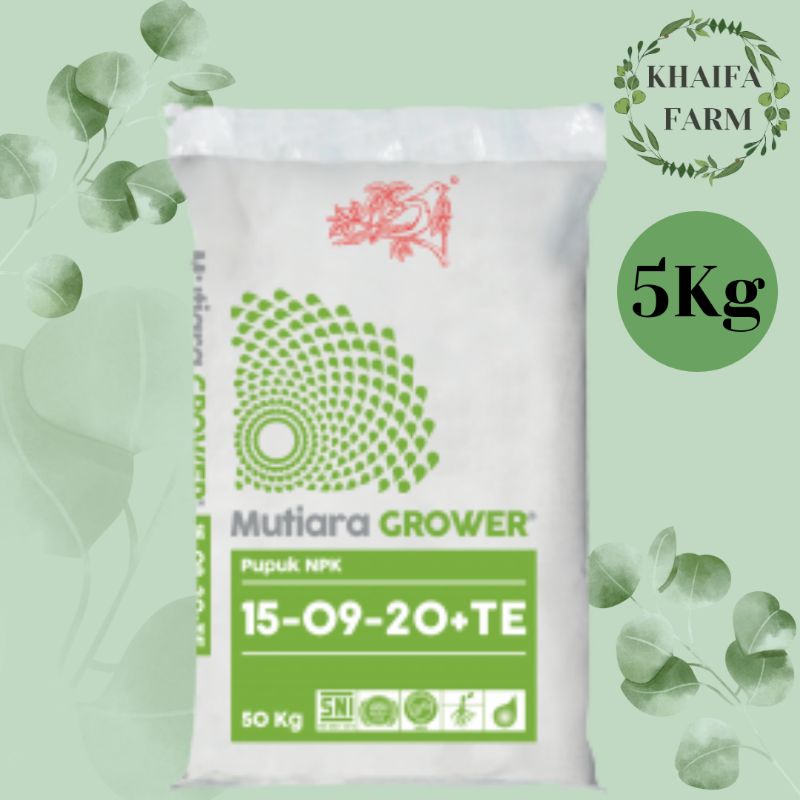 NPK Mutiara Grower 15-09-20 (5kg) Repack
