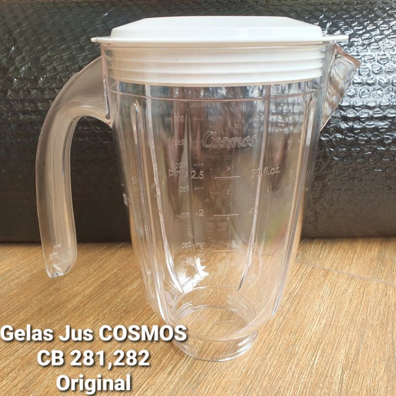 Gelas Blender Cosmos CB 282 P CB 281 P Original + Tutup Juice Blender