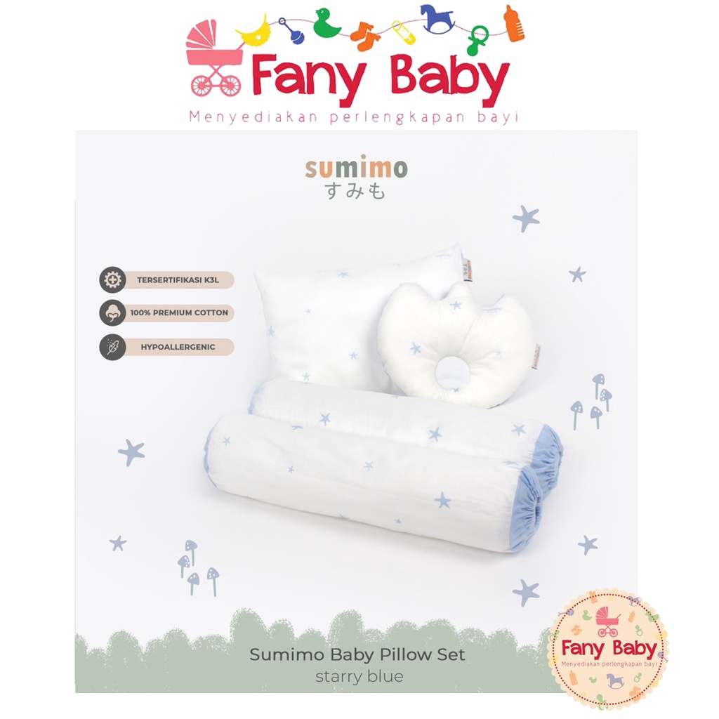 Sumimo Baby Pillow Set / Bantal Set