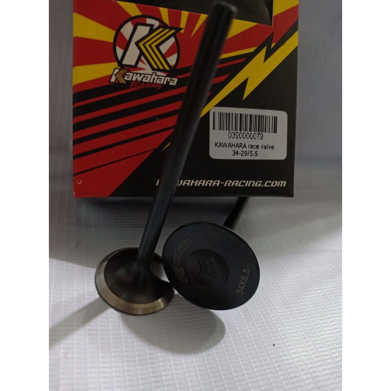 Klep Valve UK  34-29 batang 5,5mm Kawahara .klep Valve +SIM  34/29 batang 4.5mm