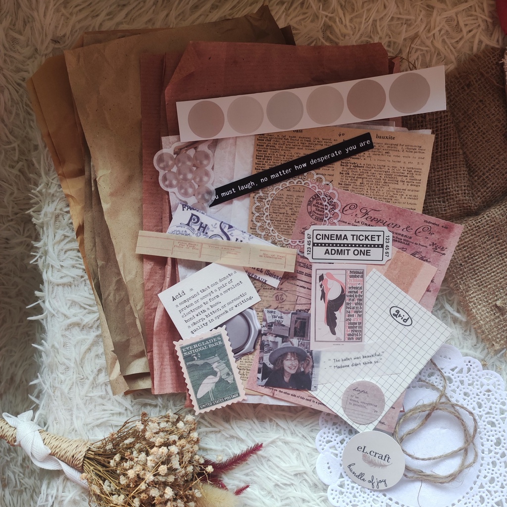 

Journal Kit Scrapbook Planner Dekorasi Lengkap Murah Isi Banyak 31 Pcs