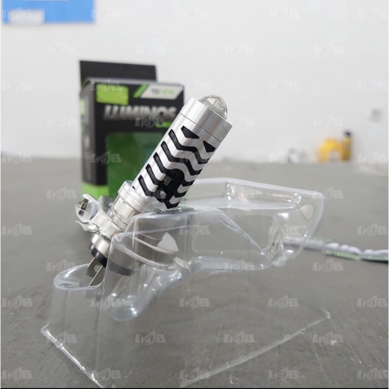 Lampu Led ECO 9Nine LUMINOS LS2 LASERJET H4 Untuk Motor 2 Warna Putih Kuning