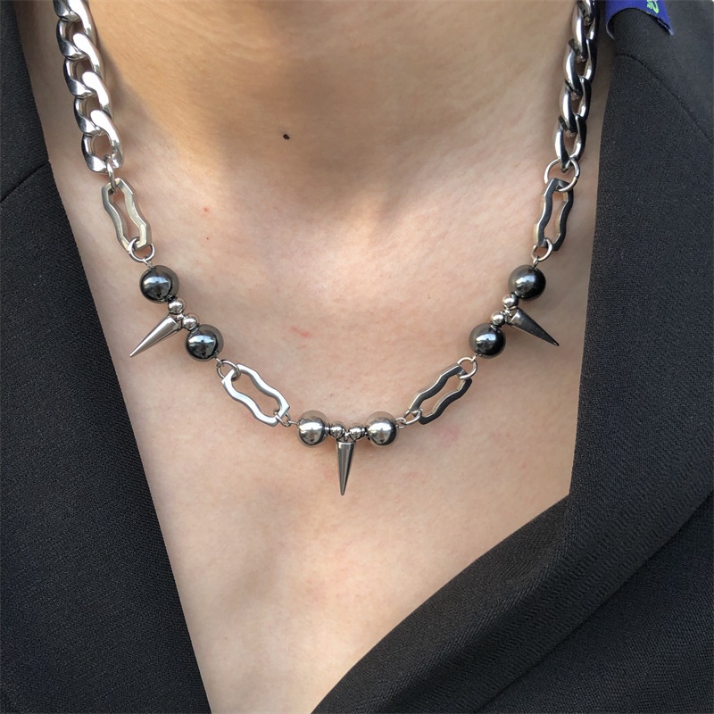 Kalung Choker Gaya Punk Hip Hop Untuk Wanita