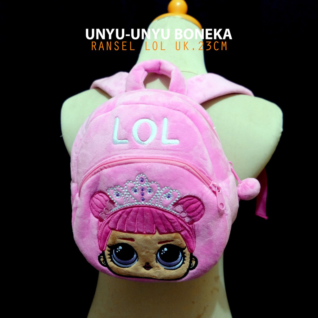 ransel anak boneka Lol M 25cm ransel sekolah baby kids kado anak cute kpop korea