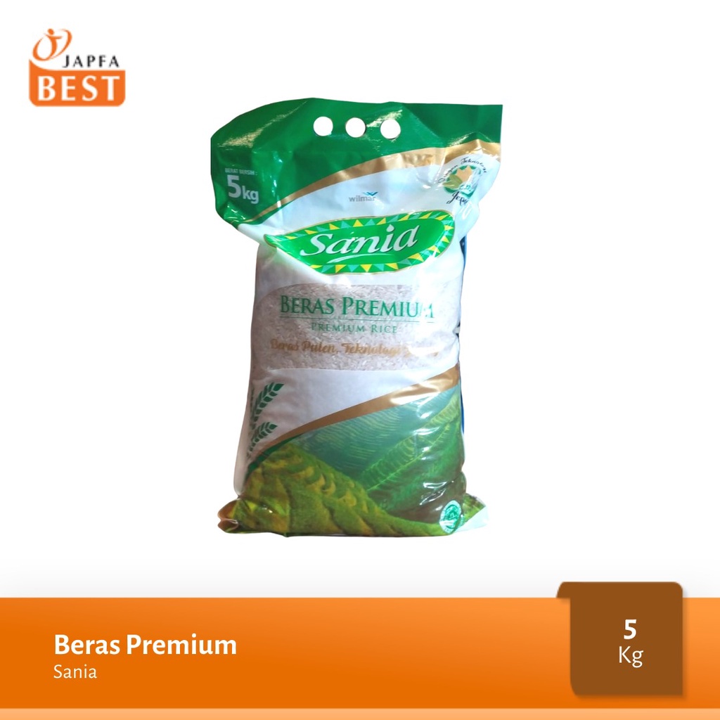 Jual Beras Putih Premium Sania 5 Kg Indonesiashopee Indonesia 0690