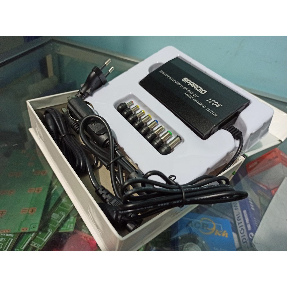 ADAPTOR MULTY ACDC LAPTOP 120W CHARGER LAPTOP DI MOBIL