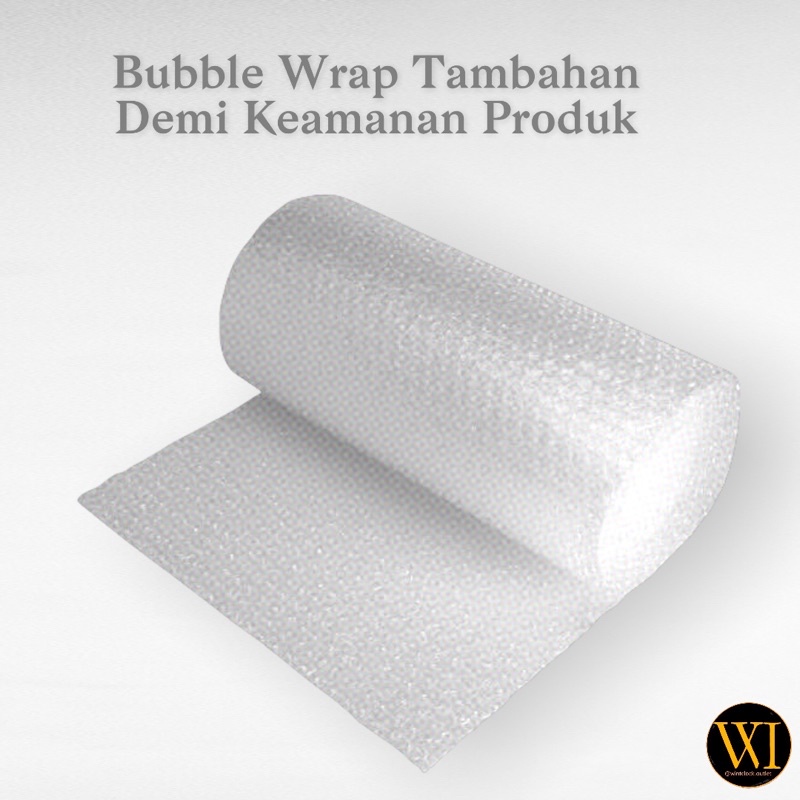 

Bubble Wrap Tambahan Demi Keamanan Produk | 1 Bubble Wrap Untuk 1 Pcs Jam Dinding