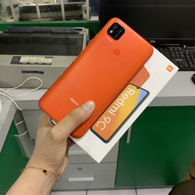 Redmi 9c Ram 4/64gb Bekas Pakai second Normal Fullset Original Redmi