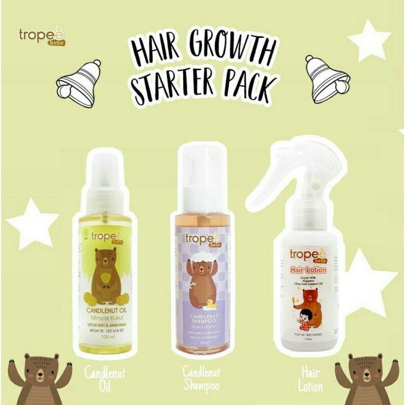 MINYAK KEMIRI SHAMPO HAIR LOTION KEMIRI SHAMPO LOTION RAMBUT BAYI TROPEE BEBE HAIR LOTION