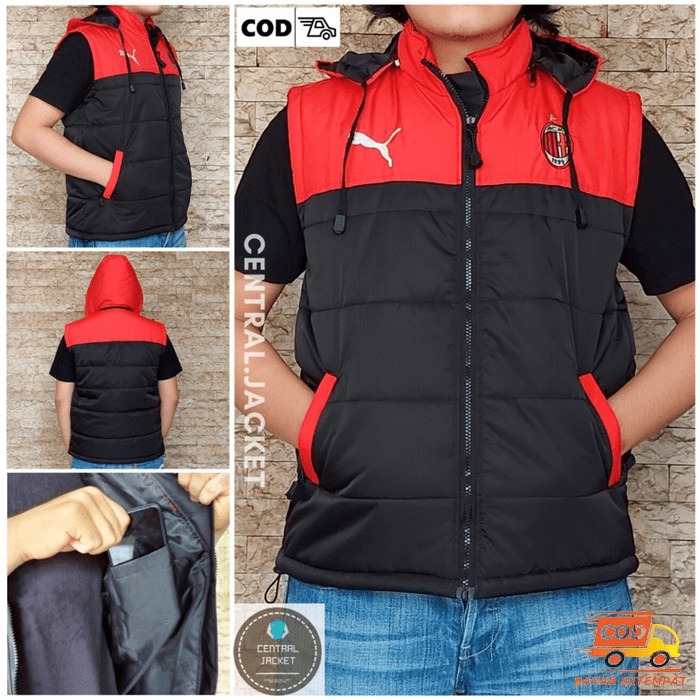 Vest Pria Rompi Dalaman Jas Pesta Formal Putih White Ready Stok ZW717  Parasut Hoodie - Kombinasi P
