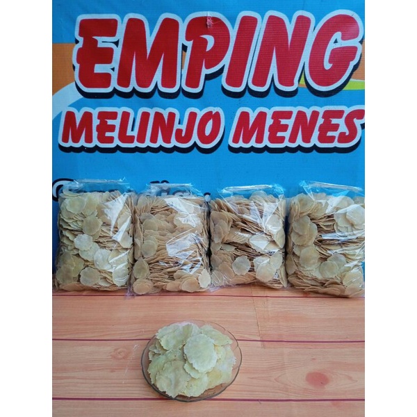 

EMPING MELINJO ASLI TERLARIS KHAS MENES 500g