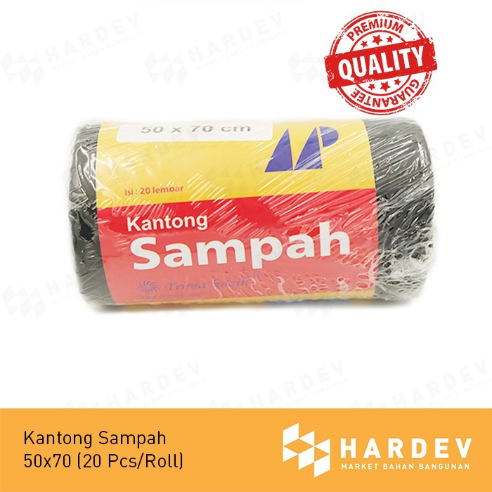 Kantong Plastik Sampah 50x70 / Trashbag Sampah 50 x 70 Roll