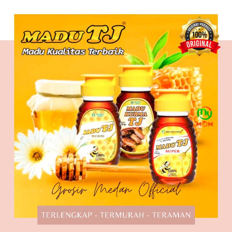 MADU TJ TRESNO JOYO MADU ALAMI MADU MURNI EXTRA SUPER MADU KURMA PANAS DALAM JAHE MINT