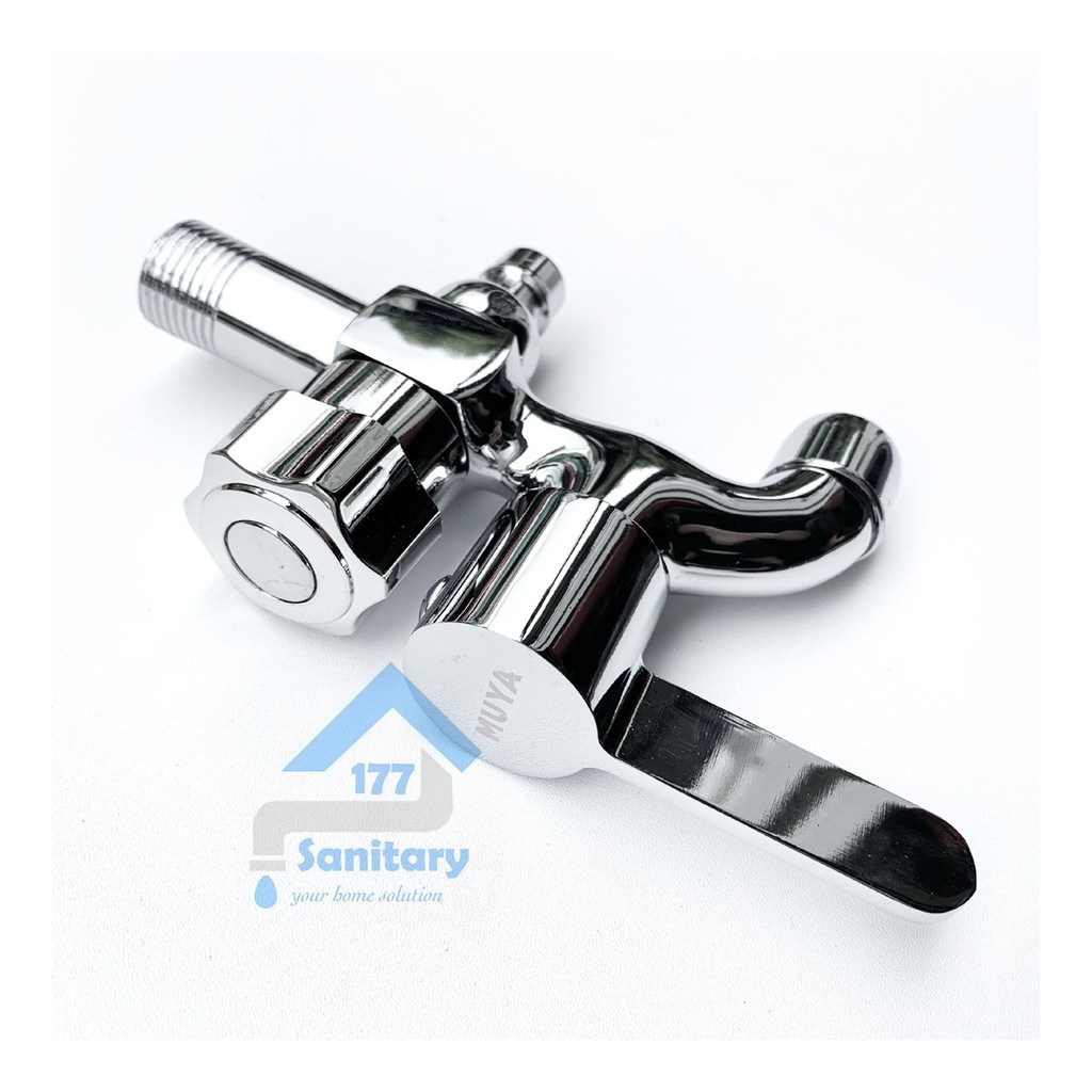 Kran cabang Kuningan Kombinasi minimalis Tx1006-keran air mesin cuci shower double 2 brass faucet /H36