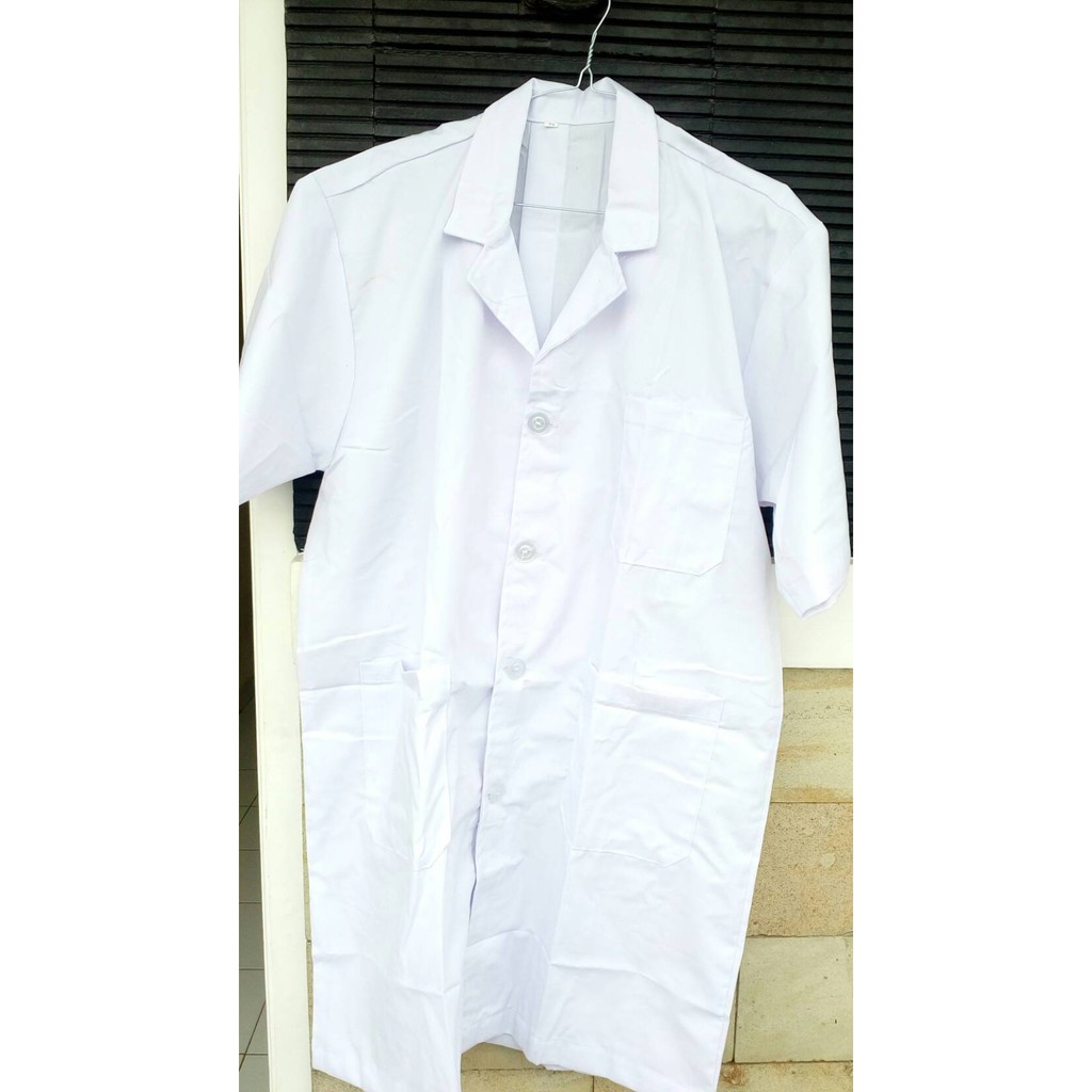 Jas Laboratorium Lengan Pendek