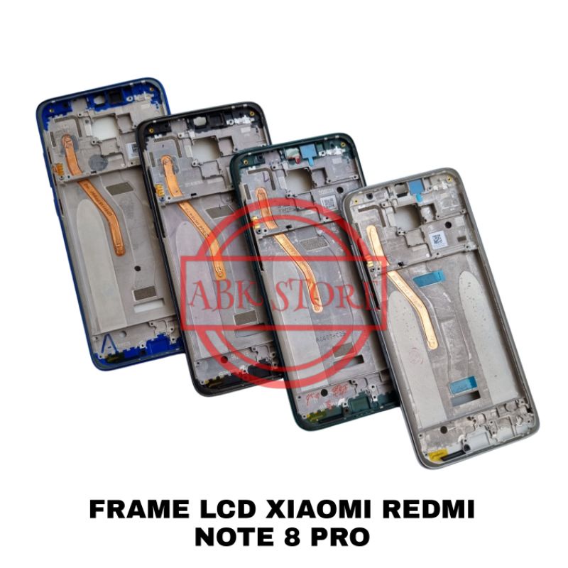 FRAME LCD - TATAKAN LCD - TULANG TENGAH BAZEL XIAOMI REDMI NOTE 8 PRO BEZEL