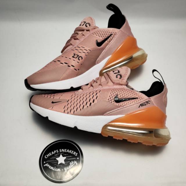 WANITA NIKE AIR MAX 270 PINK ORANGE 