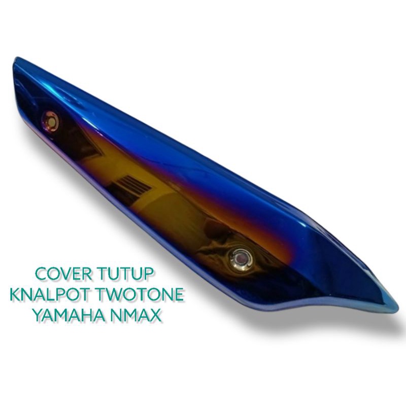 COVER KNALPOT NMAX TWOTONE IMPORT THAILAND BAHAN STAINLES