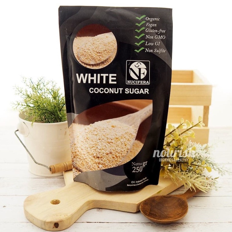 Nucifera, Organic White Coconut Sugar 250gr