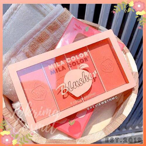 (CYBER) COD TERBARU  TERMURAH MILA COLOR PEACH EYESHADOW KIT