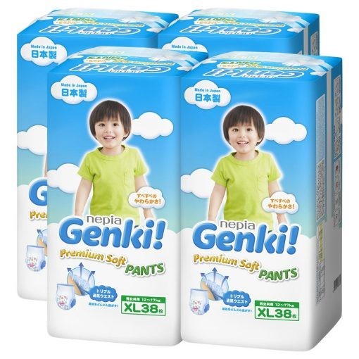 PROMO SPESIAL ! ALL SIZE NEPIA GENKI - Popok Bayi Baby Popok Genki