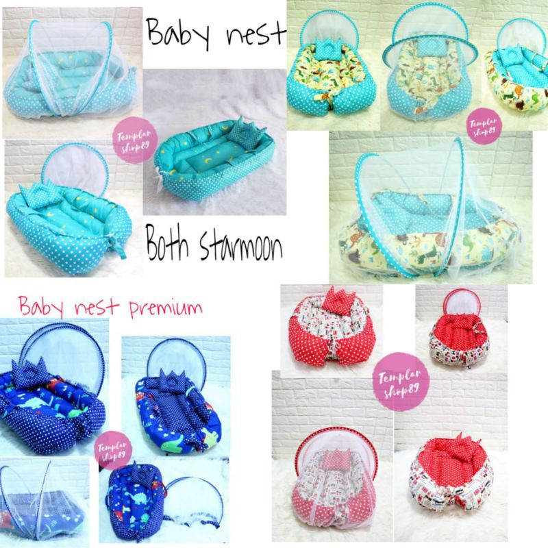 Baby nest / kasur bayi  kelambu pisah / FREE bantal dan tas mkka