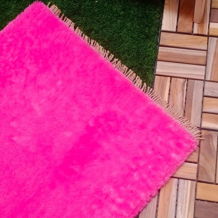 sajadah polos tebal empuk dewasa sajadah bulu