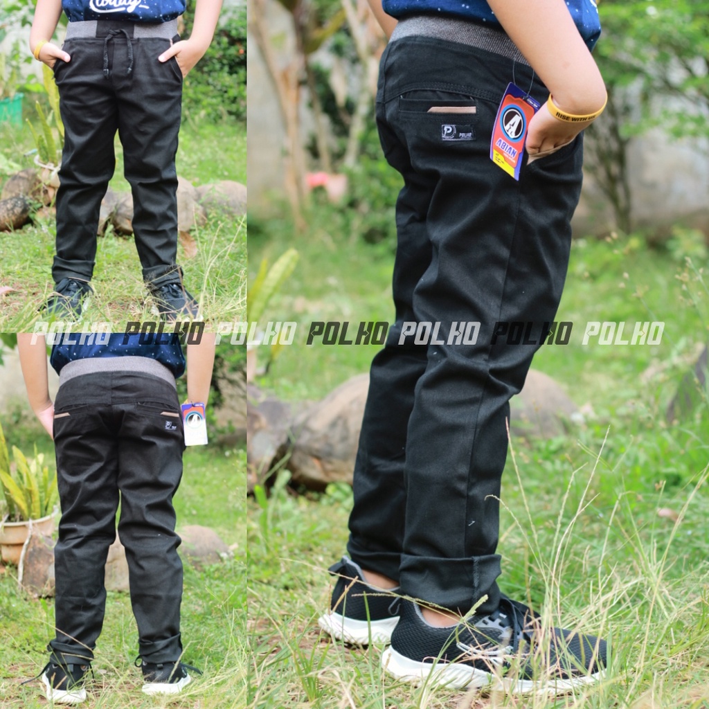 Celana Chino Anak Panjang Bahan Twill Streetch ABIAN