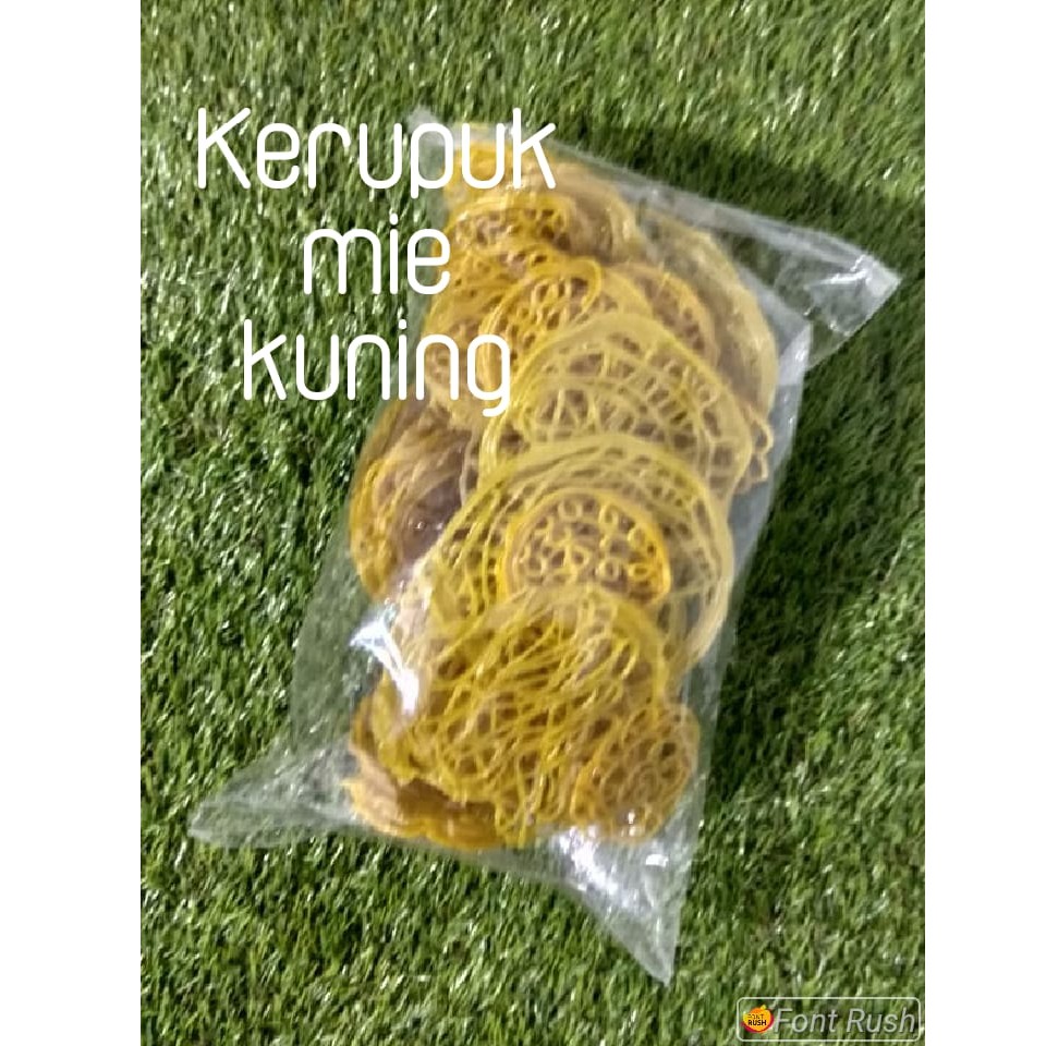 

KERUPUK MIE KUNING MENTAH 450GR