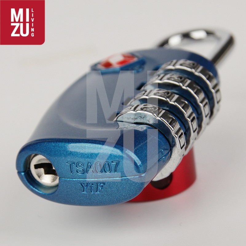 YOKETA 4 Digits Angka Travel Lock TSA Gembok Tas Koper Kunci Padlock-2