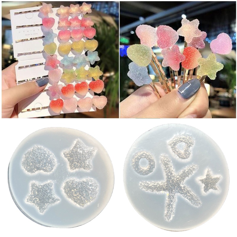 SIY  Hair Pin Resin Silicone Molds Epoxy Resin DIY Craft for Home Decoration