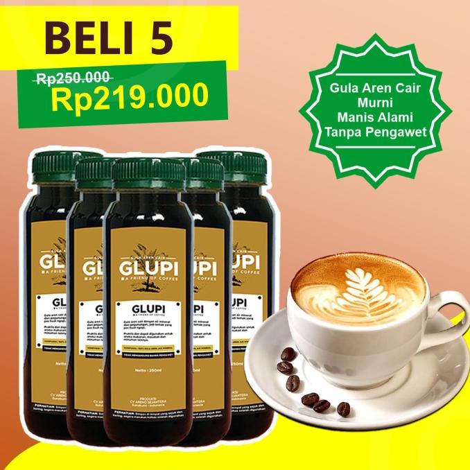 

[PAKET 5 BOTOL GLUPI] GULA AREN/BROWN SUGAR CAIR GULA PALEM PRAKTIS CD364512ZX