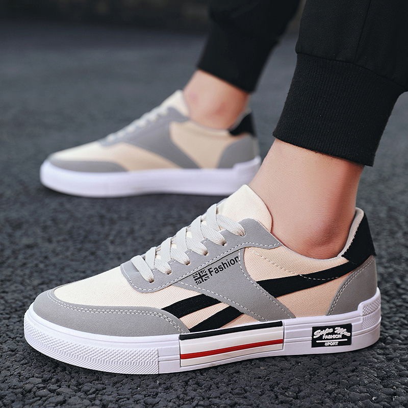 Sepatu Pria Import Sneakers Korean Style Sneakers Putih Pria Sepatu Cowok Casual Slip On Panarybody