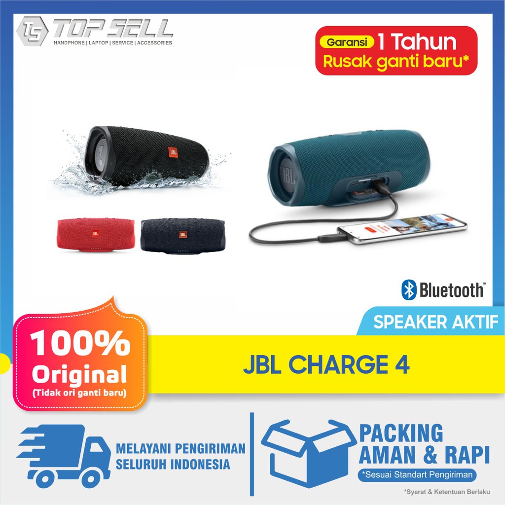 SPEAKER JBL BLUETOOTH ORI CHARGE 4